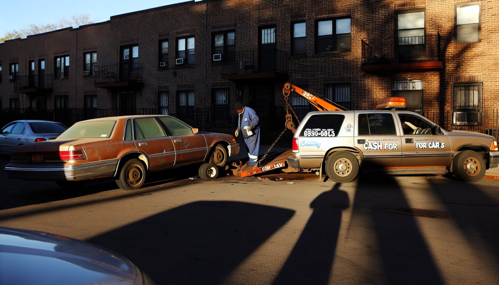 convenient junk car pickup