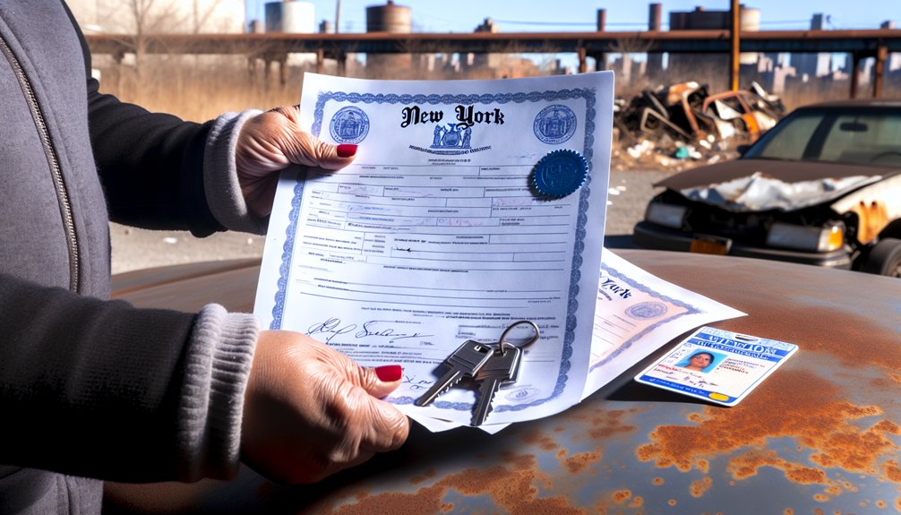 essential documents for junk car