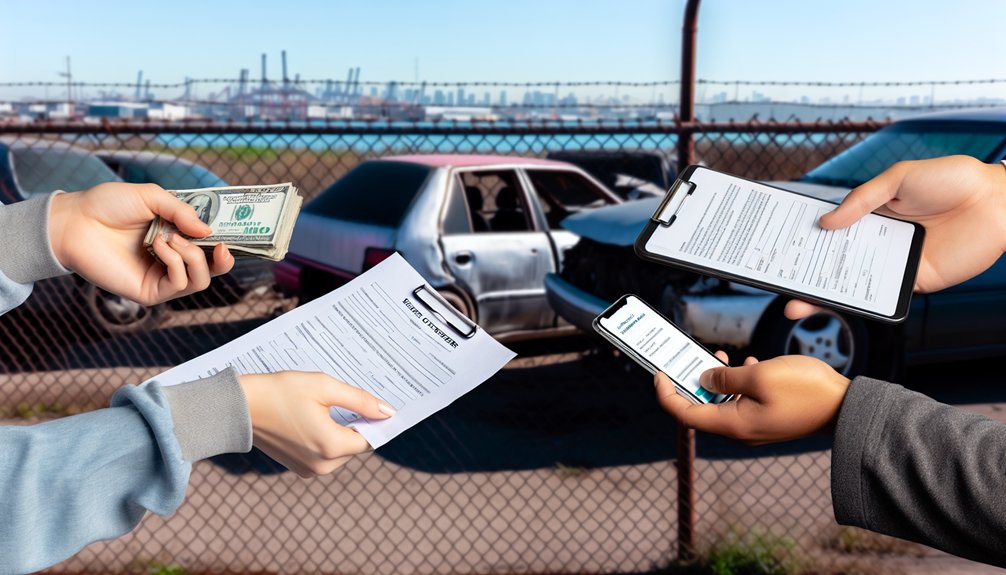 junk car sale process