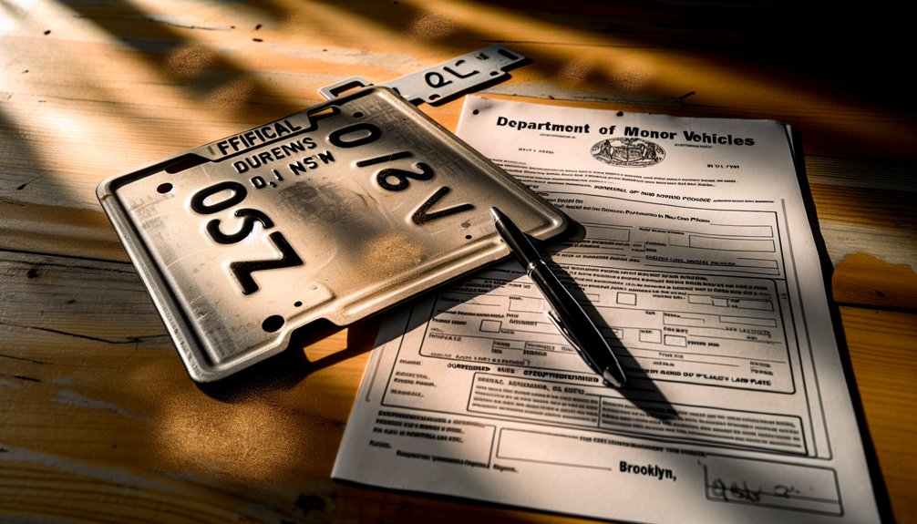license plate surrender process