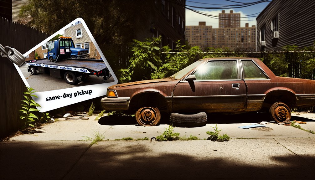 same day junk car pickup